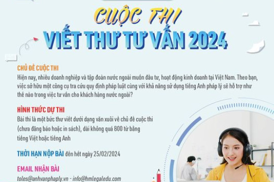 CUỘC THI VIẾT THƯ  TƯ VẤN 2024